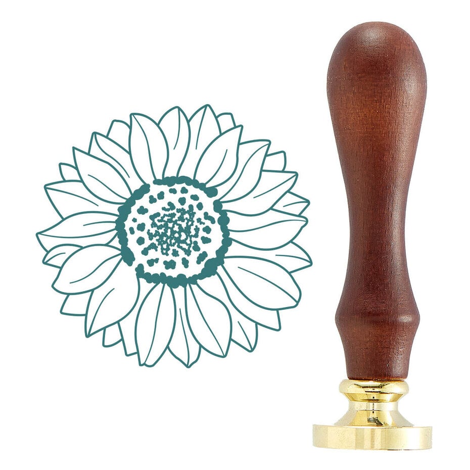 Spellbinders Wax Seal Stamp - 065 Sunflower