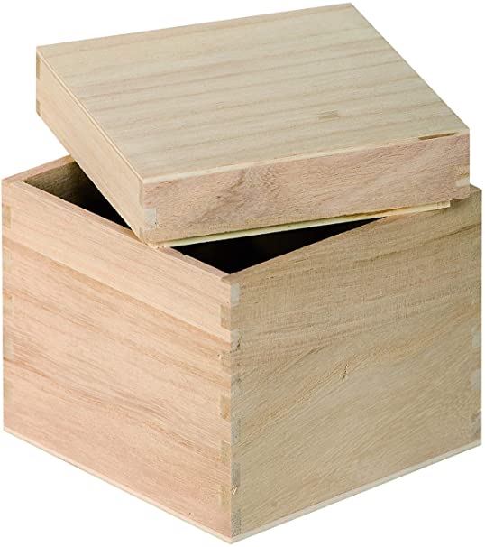 Artemio Wooden Box 12x12x12cm
