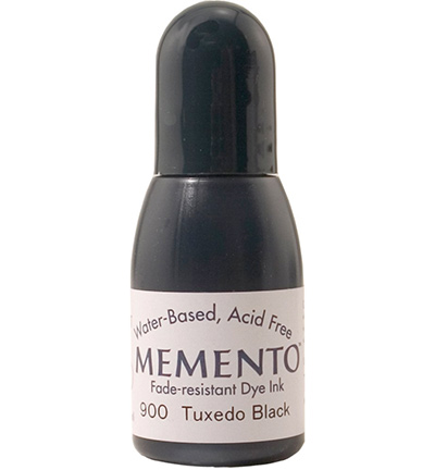 Memento Dye Ink Refill .5oz - Tuxedo Black