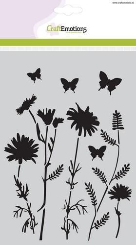 CraftEmotions Stencil Mask A5 - Veldbloemen