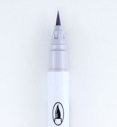 Kuretake ZIG Clean Color Real Brush Marker - 904 Fog Gray