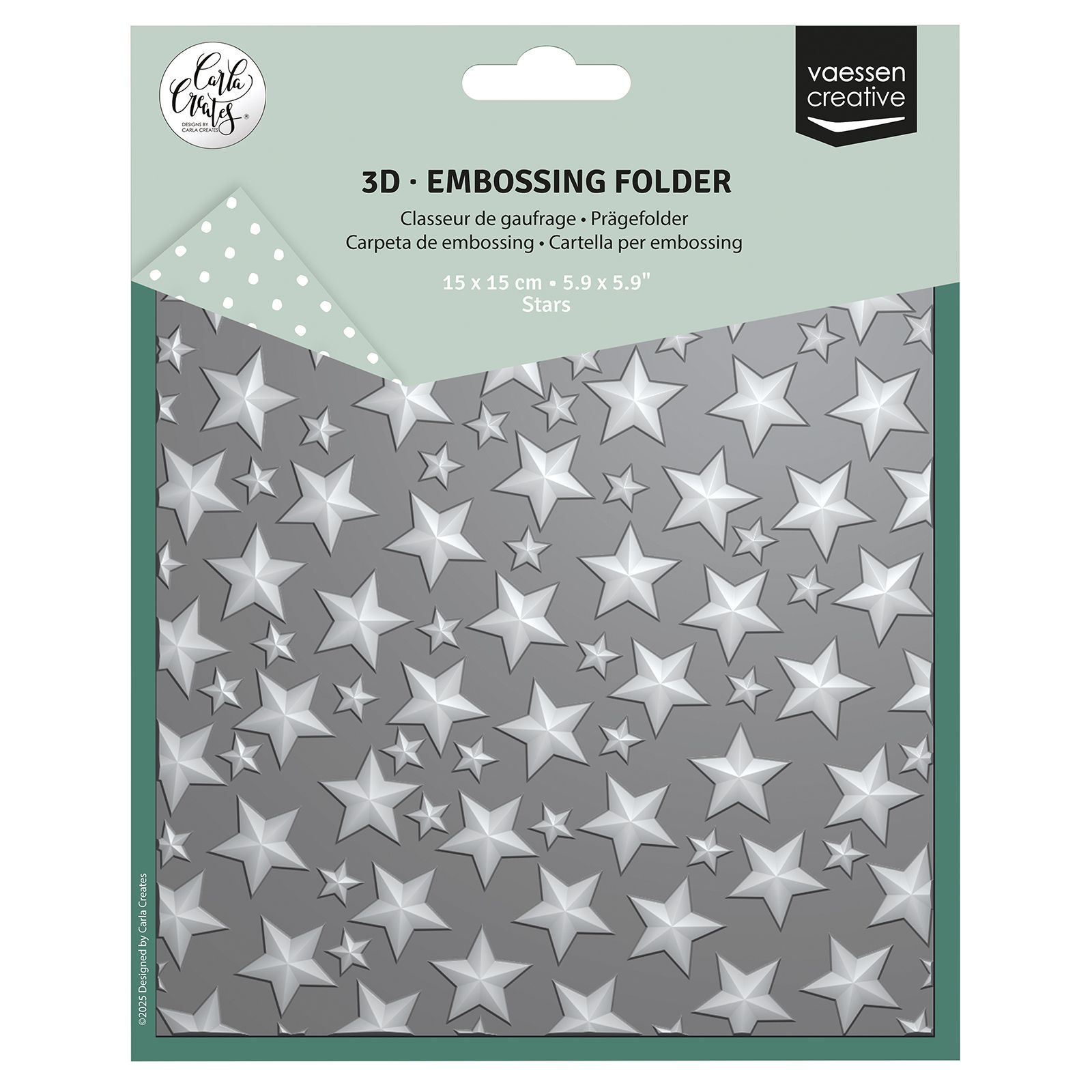 Vaessen Creative Embossing Folders  By Carla Creates - Sterren