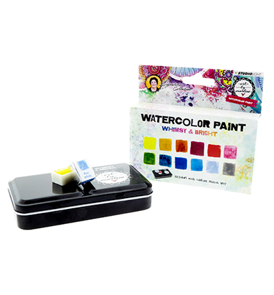 Studio Light Aquarelset Art By Marlene 3.0 - nr. 02 Whimsy & Bright with Tray