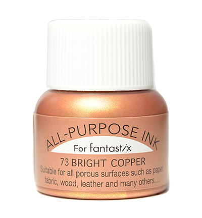 All Purpose Metallic Ink 15ml - Bright Copper