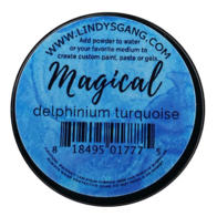 Lindy's Stamp Gang Delphinium Turquoise Magical