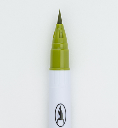 Kuretake ZIG Clean Color Real Brush Marker - 046 Mild Green