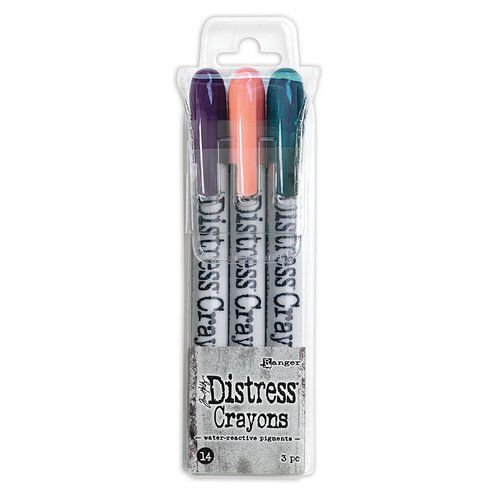 Tim Holtz Distress Crayon Set 3/Pkg - Set 14