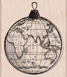 Hero Arts Wood Stamps - K5861 World Ornament