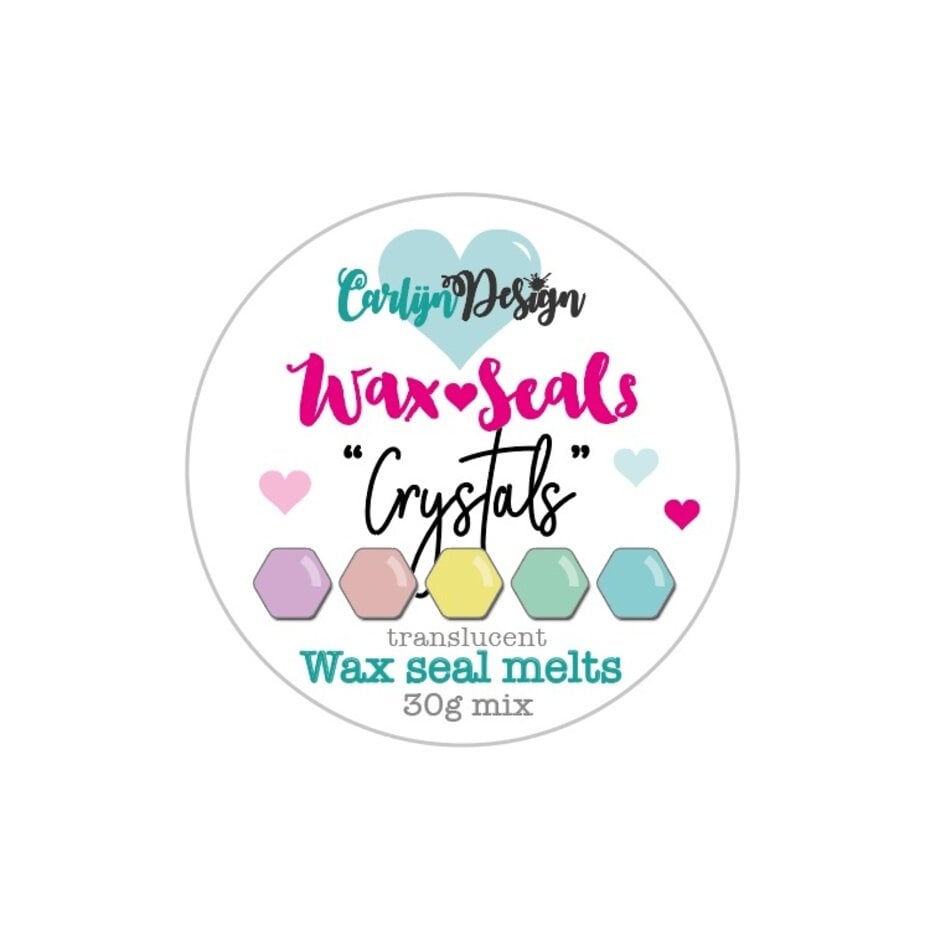 CarlijnDesign Waxzegel Melts - Crystals