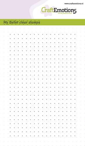 CraftEmotions clearstamps A6 - Bullet Journal -bullet dots