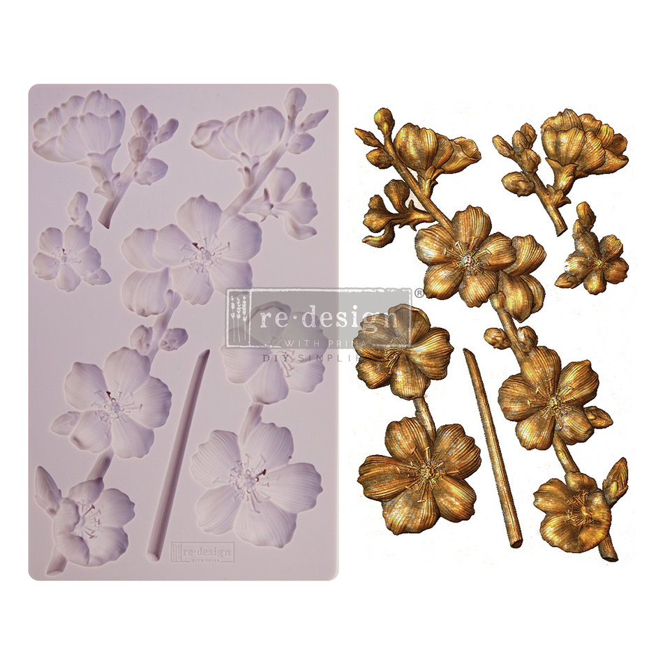 Re-Design with Prima Mould 5x8" - Botanical Blossoms