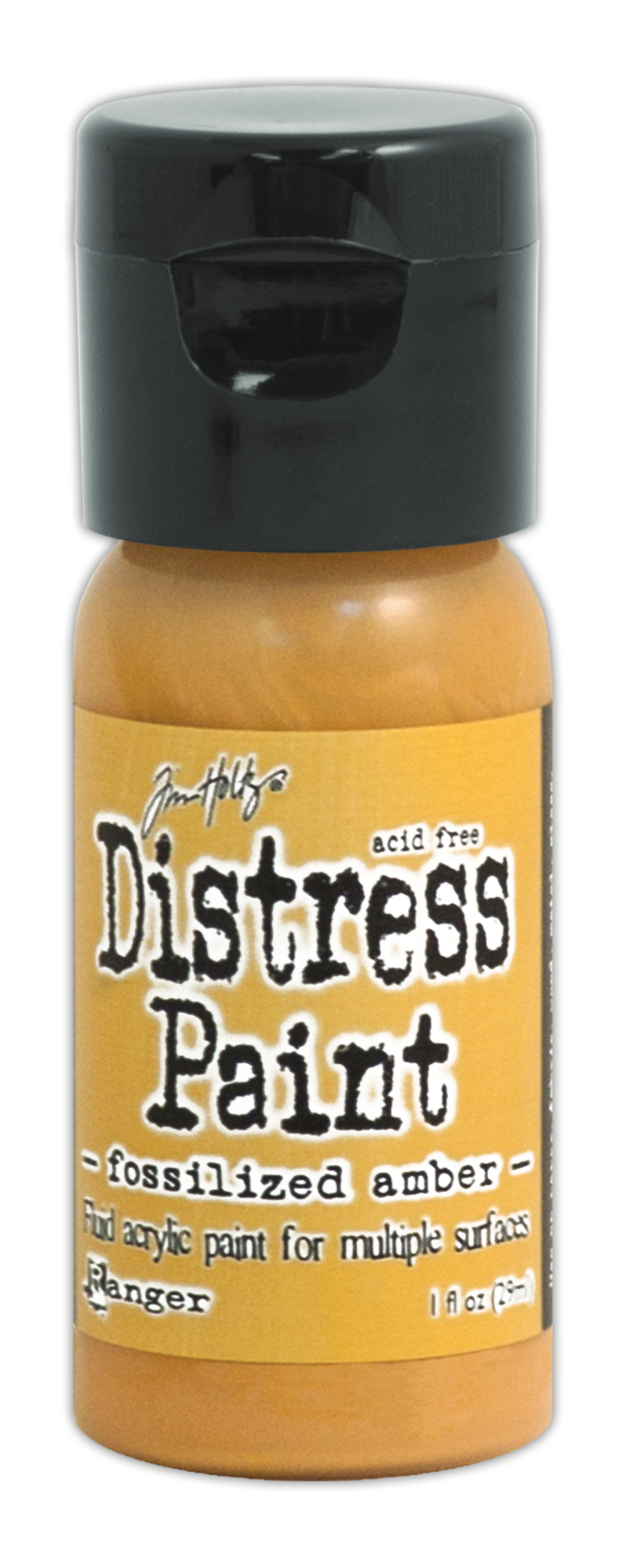 Tim Holtz Distress Paint Flip Top 29ml - Fossilized Amber