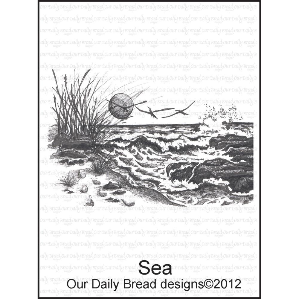 Our Daily Bread Cling Stamps 6.5"X3.75" - Sea Single