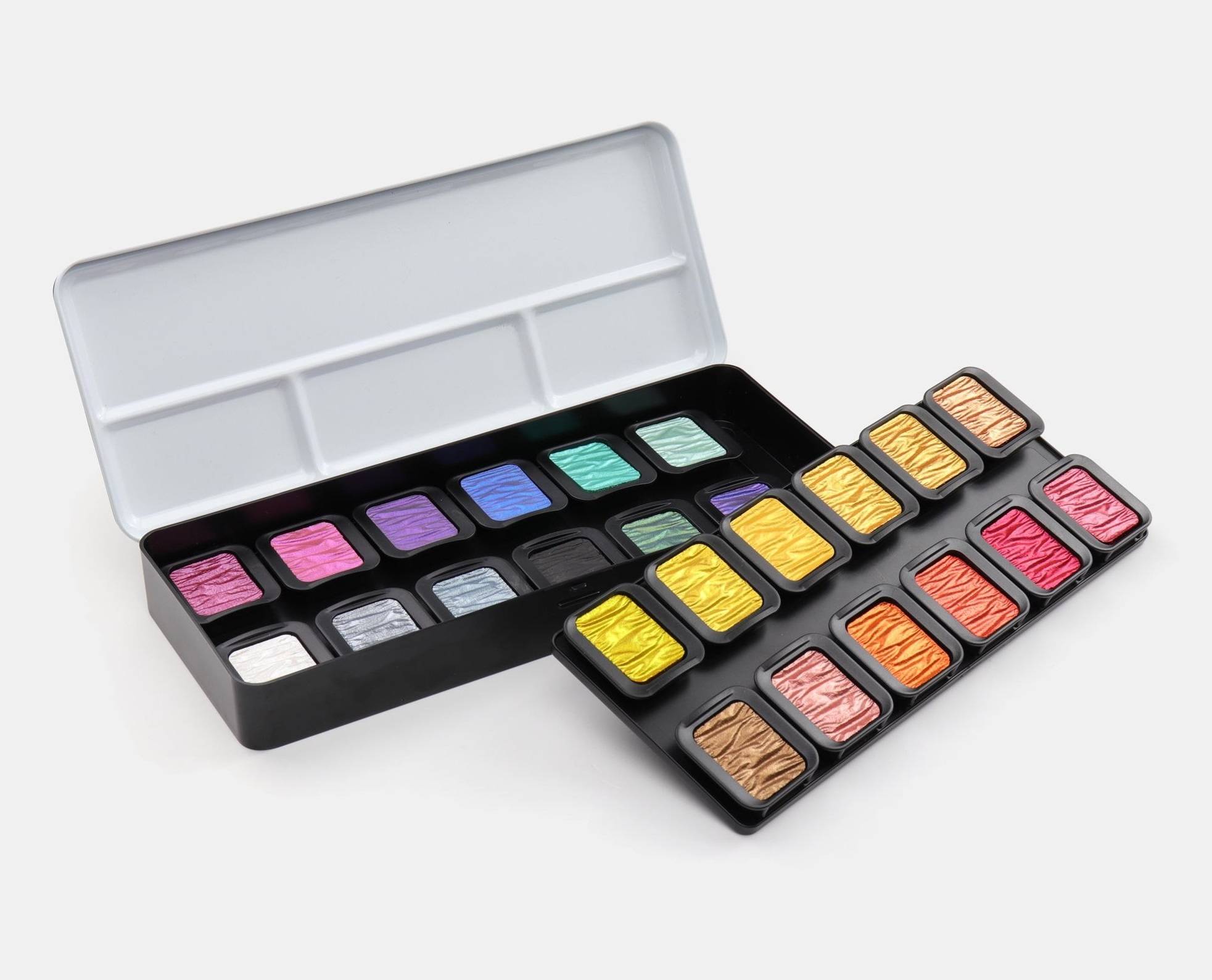 Finetec Parelmoer Aquarelverf 24/Pkg - Set Colourful