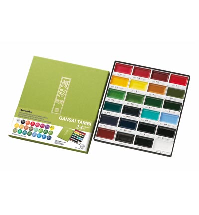 Gansai Tambi Set - 24 Colours