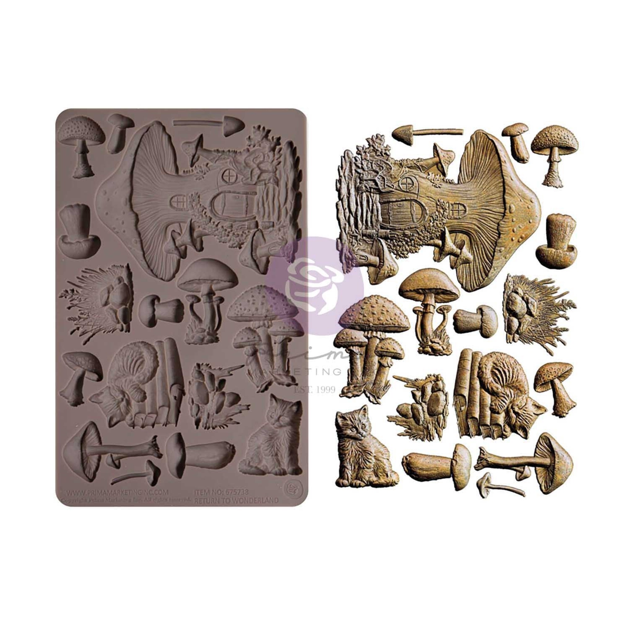 Prima Marketing Mould Return To Wonderland - Fairlyland Fungi