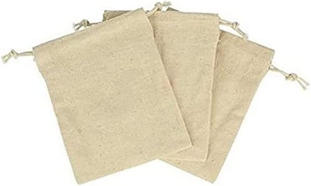 Artemio Canvas Pouches with Cord 3/Pkg - 9x11,5cm
