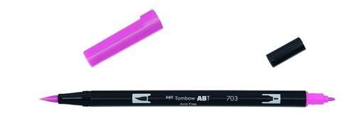 Tombow Dual Brush Marker - 703 Pink Rose