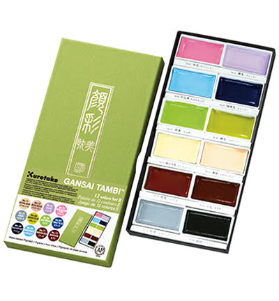 Gansai Tambi Set - 12 New Colours