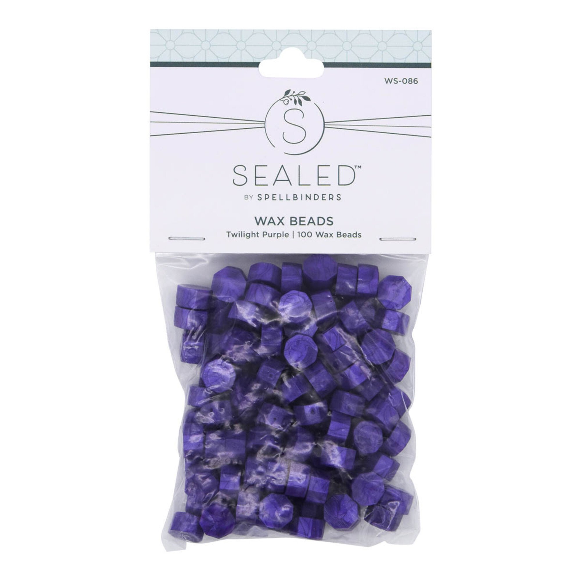 Spellbinders Wax Beads 100/Pkg - 086 Twilight Purple