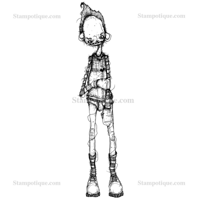 Stampotique Wood Stamp - 6155 Underwhere