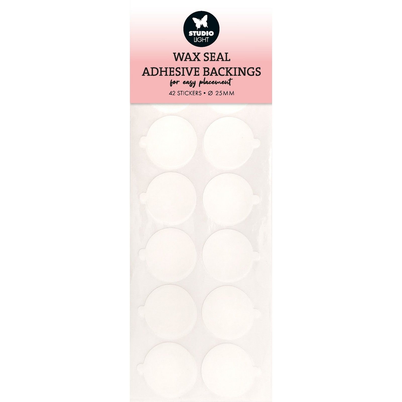 Studio Light Wax Stickers Double-Sided Backings Essentials Tool