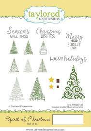 Taylored Expressions Clear Stamps - Spirit of Christmas
