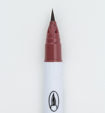 Kuretake ZIG Clean Color Real Brush Marker - 260 Deep Red