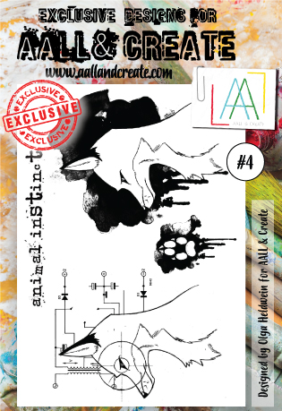 AALL & Create Clear Stamps A6 By Olga Heldwein - #4