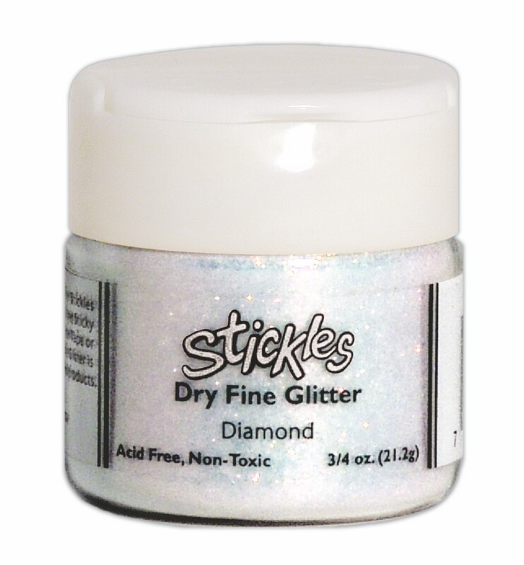 Stickles Dry Fine Glitter .75oz - Diamond