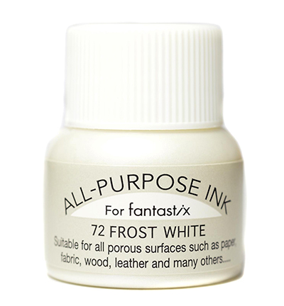 All Purpose Metallic Ink 15ml - Frost White