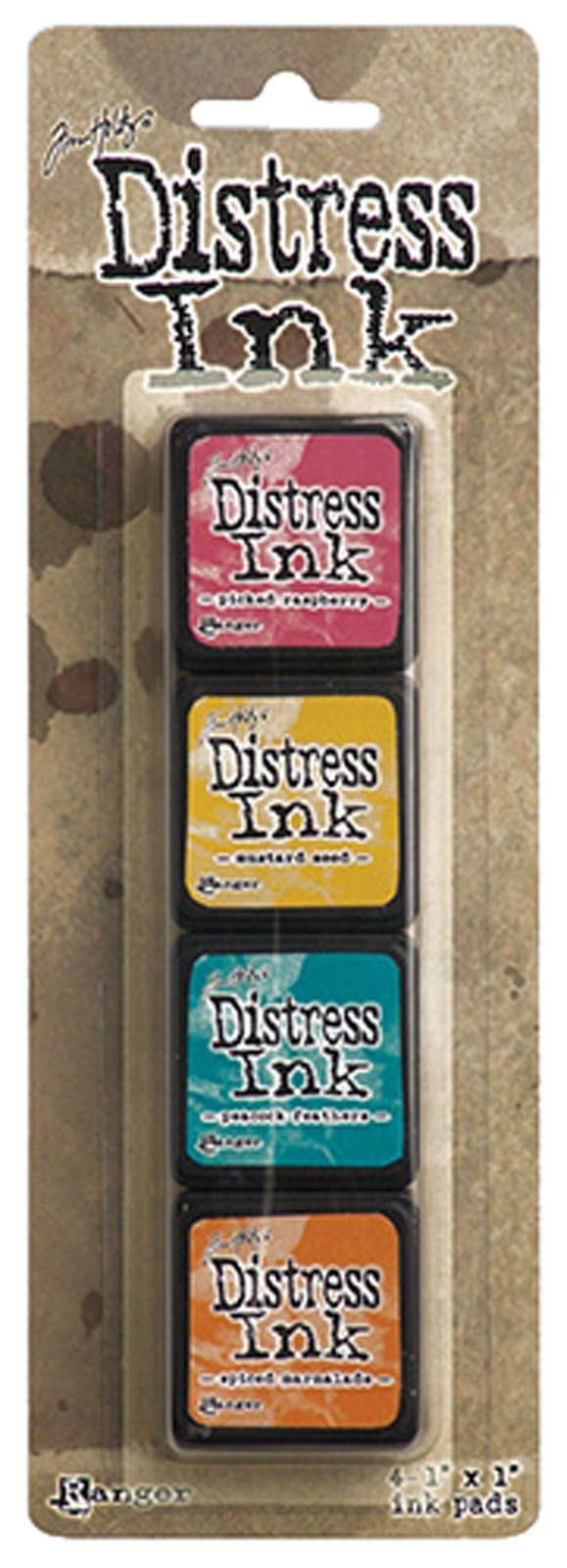 Tim Holtz Distress Mini Ink Pads 4/Pkg - Kit 1