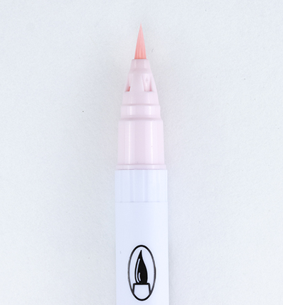 Kuretake ZIG Clean Color Real Brush Marker - 201 Pink Haze
