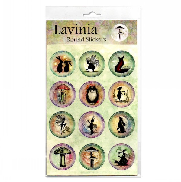 Lavinia Stickers - Round Journaling Stickers