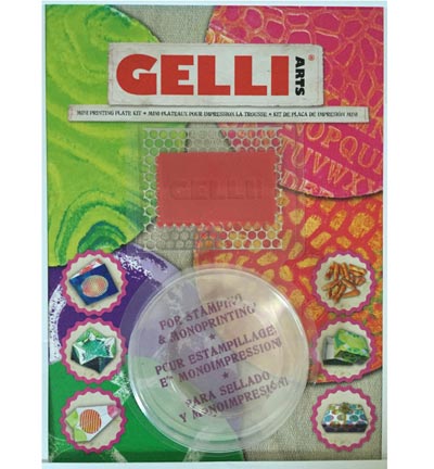 Gelli Arts Round Plate Mini Kit 7.62cm round