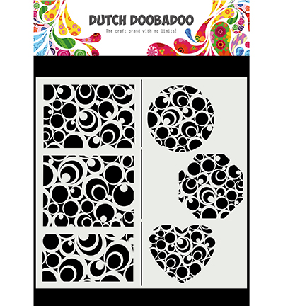 Dutch DooBaDoo Mask Art - Slimline Circles