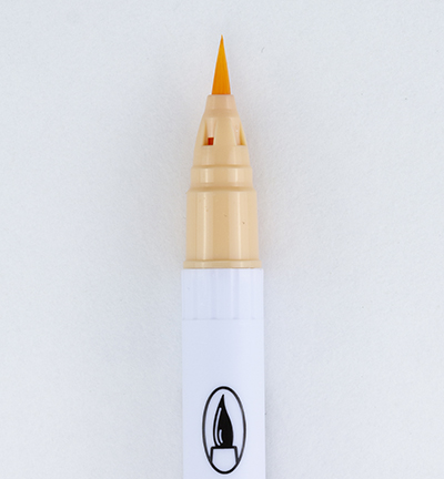 Kuretake ZIG Clean Color Real Brush Marker - 054 Pale Orange