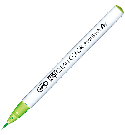 Kuretake ZIG Clean Color Real Brush Marker - 409 Lime Green