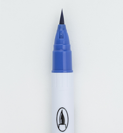Kuretake ZIG Clean Color Real Brush Marker - 034 Dull Blue