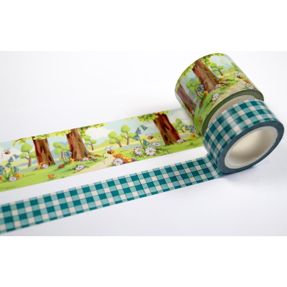 Craft Consortium Washi Tape - Bluebells and Buttercups