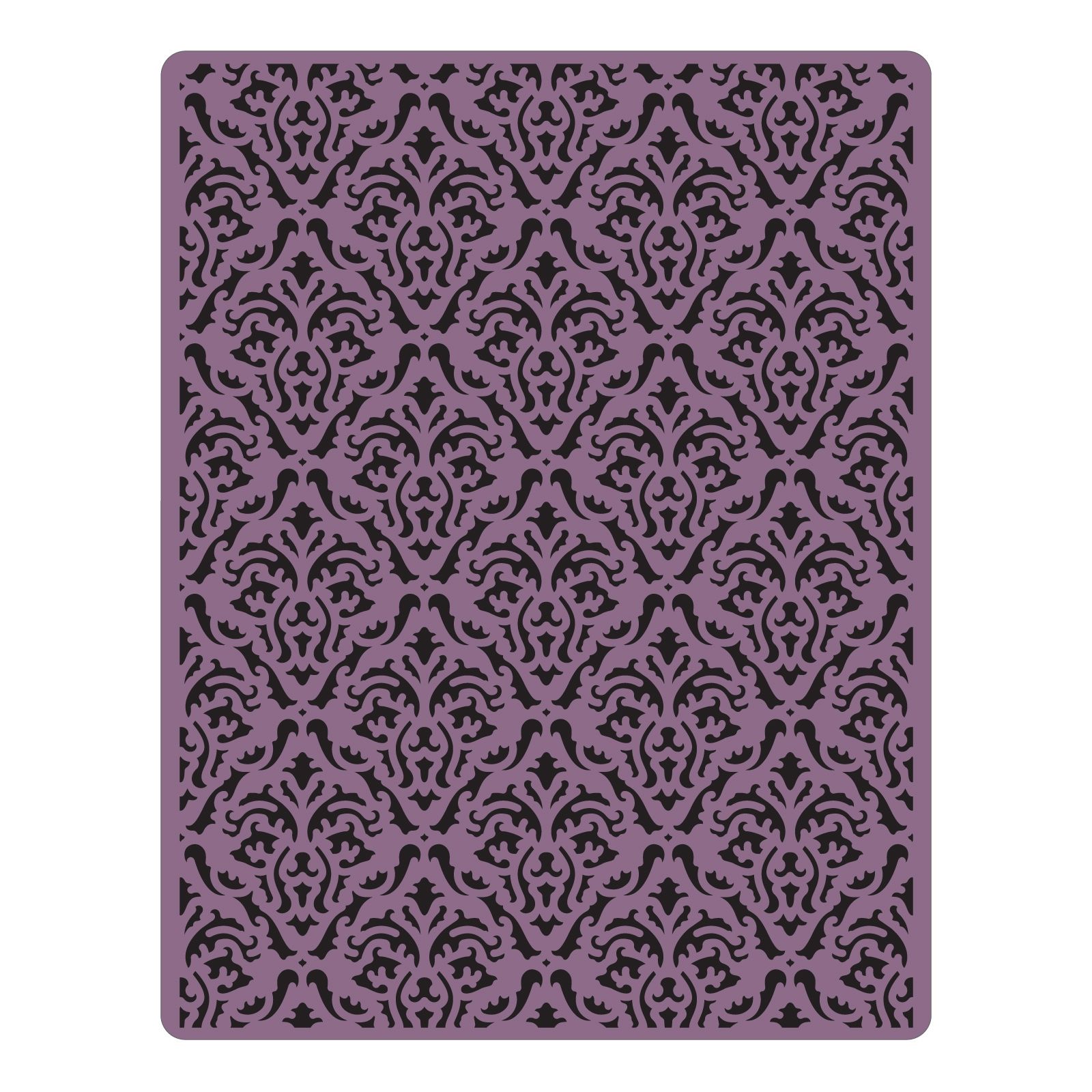 Sizzix Texture Fades A2 Embossing Folder By Tim Holtz - Damast
