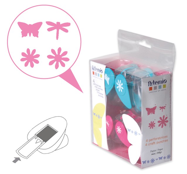 Artemio Kit 4 Punches - Flowers