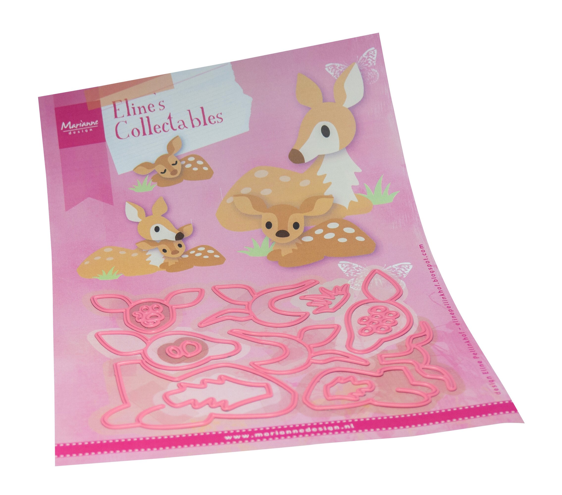 Marianne Design Cutting Dies Collectables By Eline - COL1535 Eline's Deer Family