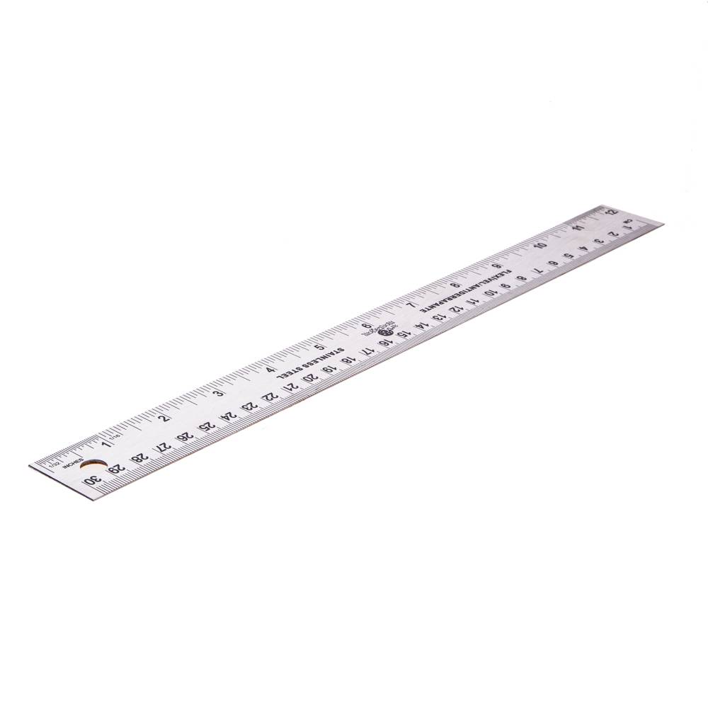 Aurelie Stainless Steel Ruler 30 cm (12")