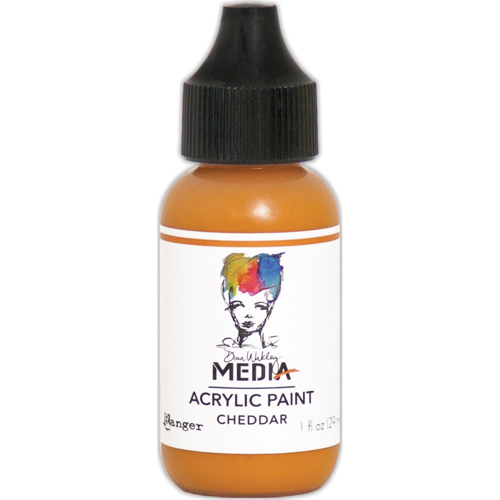 Dina Wakley MEdia Acrylic Paint 29ml - Cheddar