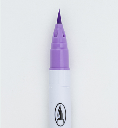 Kuretake ZIG Clean Color Real Brush Marker - 081 Light Violet