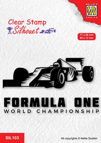 Nellie's Choice Clear Stamps Silhouette - Formula One Serie 2