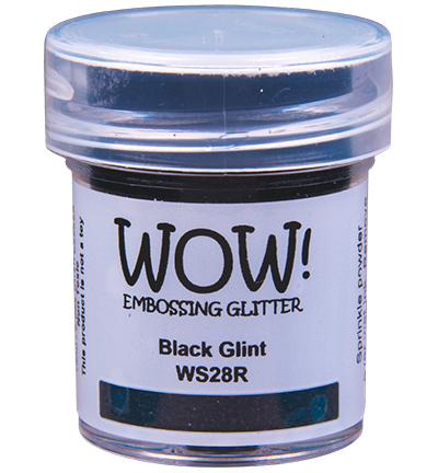 WOW! Embossing Powder 15ml - WS28R Black Glint