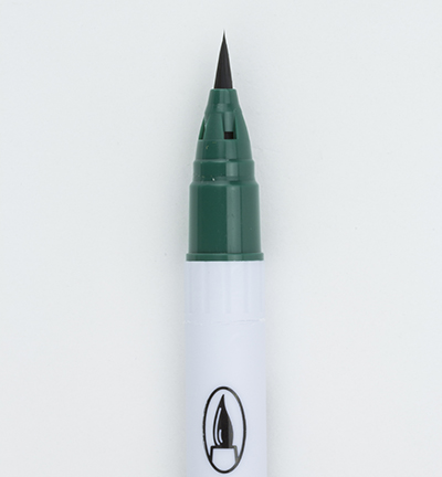 Kuretake ZIG Clean Color Real Brush Marker - 400 Marine Green