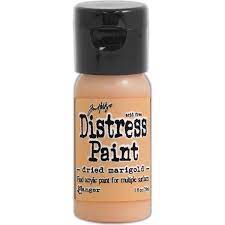 Tim Holtz Distress Paint Flip Top 29ml - Dried Marigold